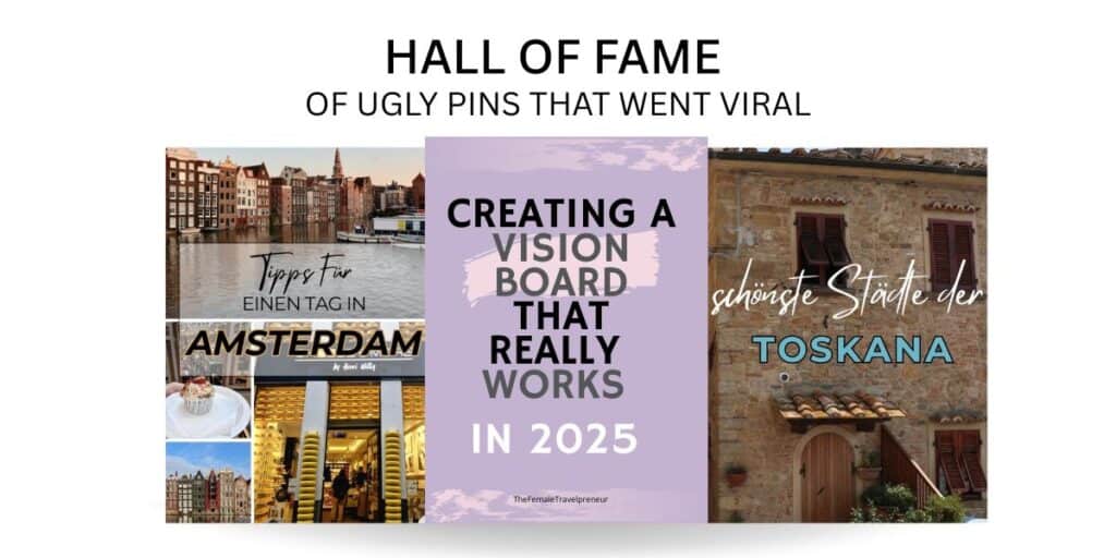 Image with three ugly pins that went viral and a heading saying hall of fame of ugly pins that went viral.